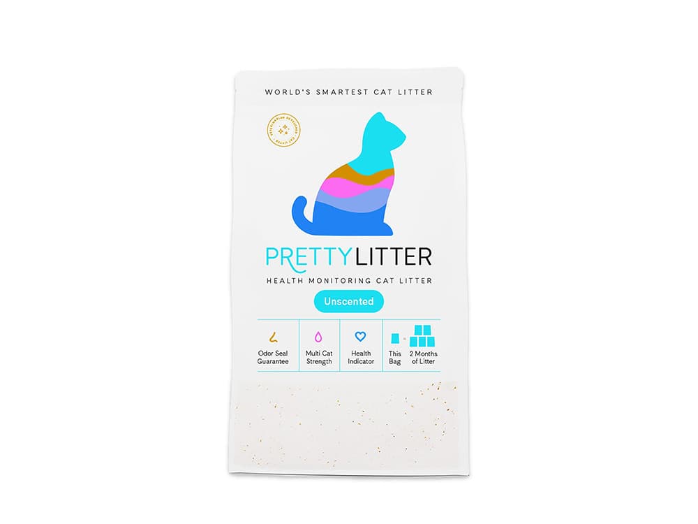 Pretty Litter Health Monitoring Multi-Cat Crystal Cat Litter - Unscented, Lightweight