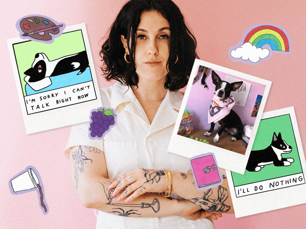 How Artist Grace Miceli’s Dog, Tony, Helps Her Deal