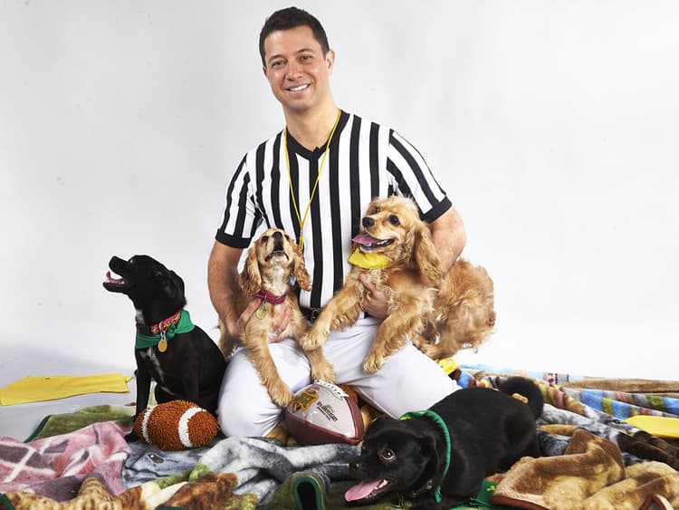 Puppy Bowl Referee Dan Schachner is Still Making the Right Calls